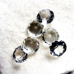 Topaz bílý 6 mm kalibrovaný Brazílie