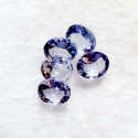 Tanzanit kalibrovaný ovál 5x4 mm