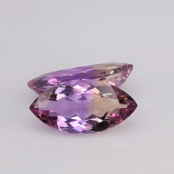 ametrin pár 8 x 6 mm