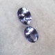 Tanzanity pár 7x5 mm 2,045 ct