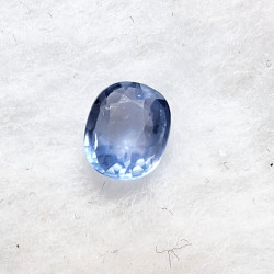 safir pastelově modrý 0,58 ct Nigérie Afrika