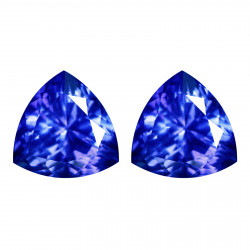 Tanzanity pár 1,30 ct