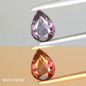safir barvoměna 0,77 ct Songea Tanzánie