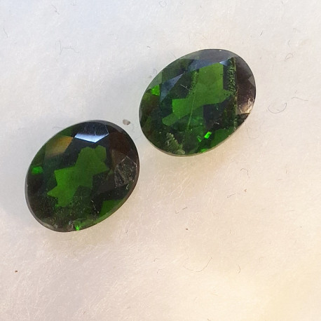 Chromdiopsid pár 1,87 ct Rusko